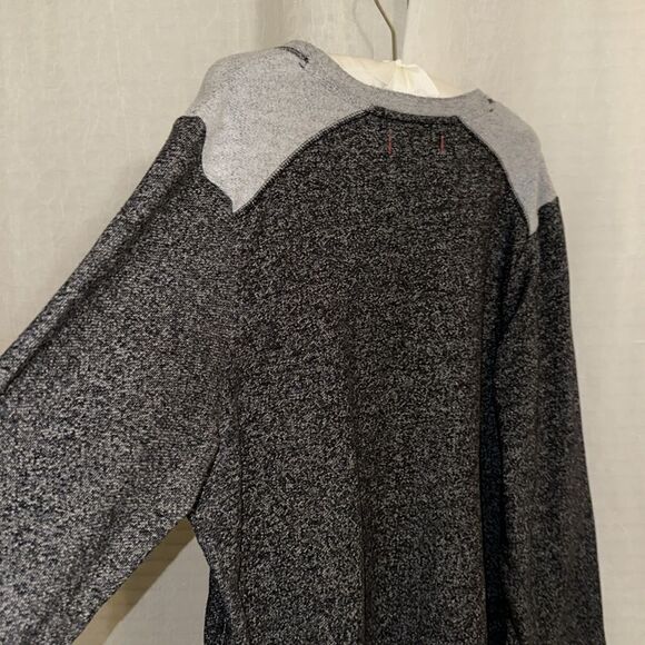 Tommy Bahama L Heather Gray Silver French Terrycloth Pullover Sweatshirt - Picture 8 of 11